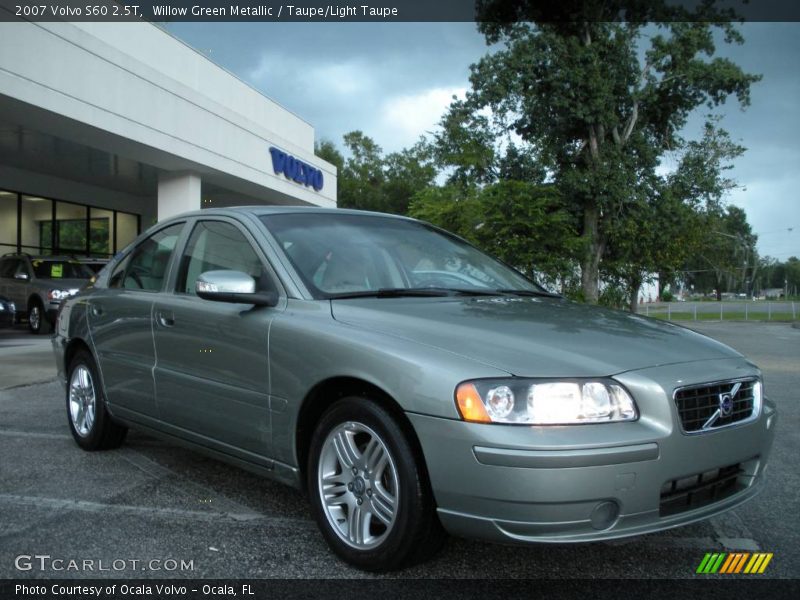 Willow Green Metallic / Taupe/Light Taupe 2007 Volvo S60 2.5T
