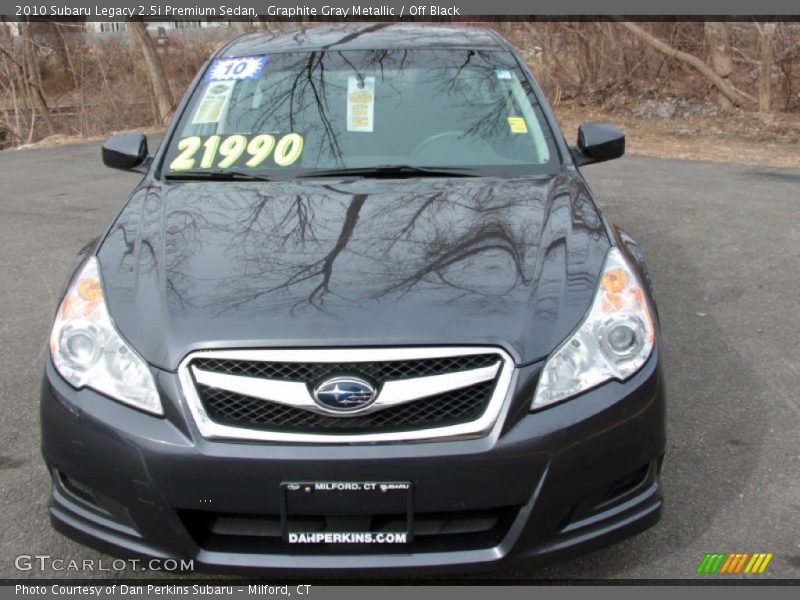 Graphite Gray Metallic / Off Black 2010 Subaru Legacy 2.5i Premium Sedan