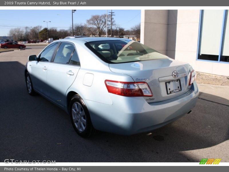 Sky Blue Pearl / Ash 2009 Toyota Camry Hybrid
