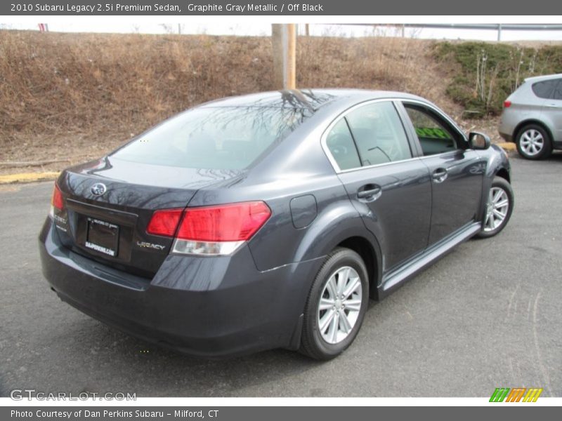 Graphite Gray Metallic / Off Black 2010 Subaru Legacy 2.5i Premium Sedan