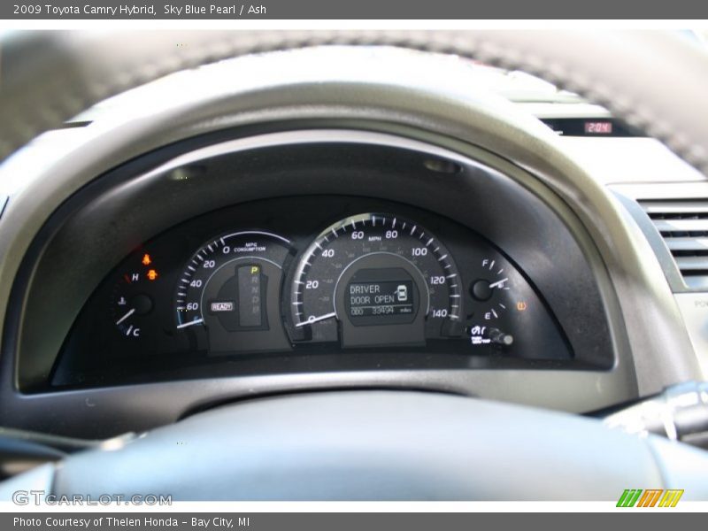 Sky Blue Pearl / Ash 2009 Toyota Camry Hybrid
