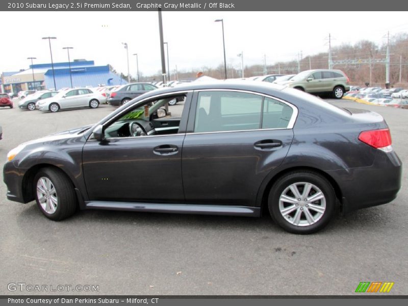 Graphite Gray Metallic / Off Black 2010 Subaru Legacy 2.5i Premium Sedan