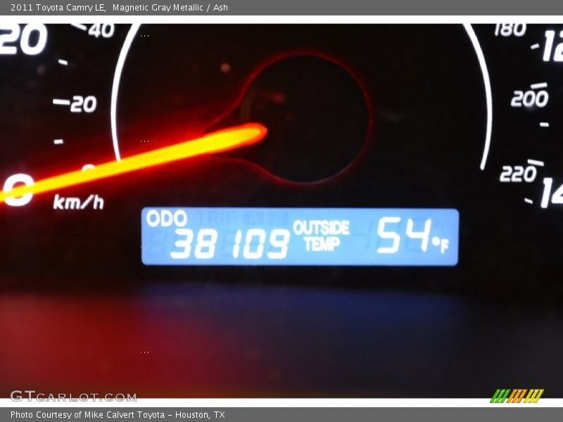 Magnetic Gray Metallic / Ash 2011 Toyota Camry LE