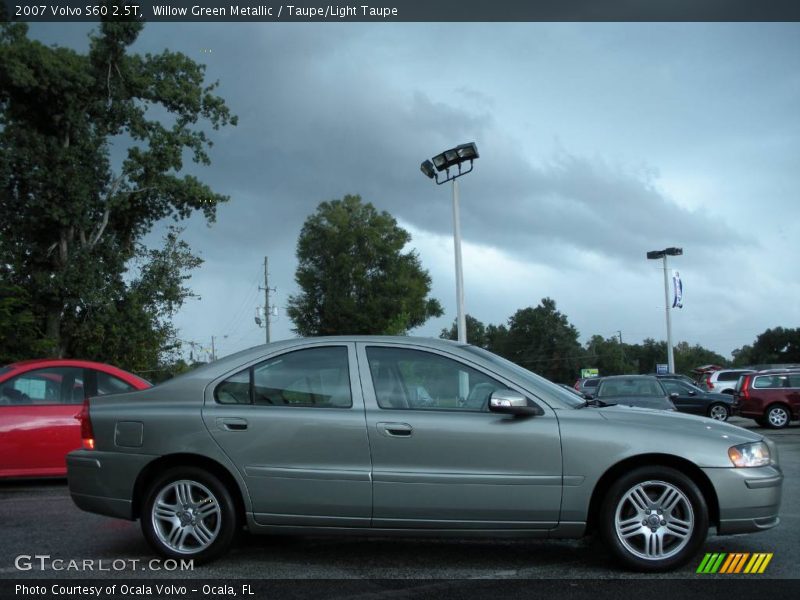 Willow Green Metallic / Taupe/Light Taupe 2007 Volvo S60 2.5T