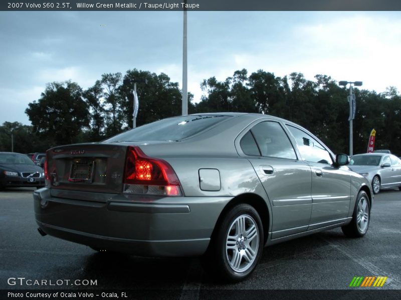 Willow Green Metallic / Taupe/Light Taupe 2007 Volvo S60 2.5T