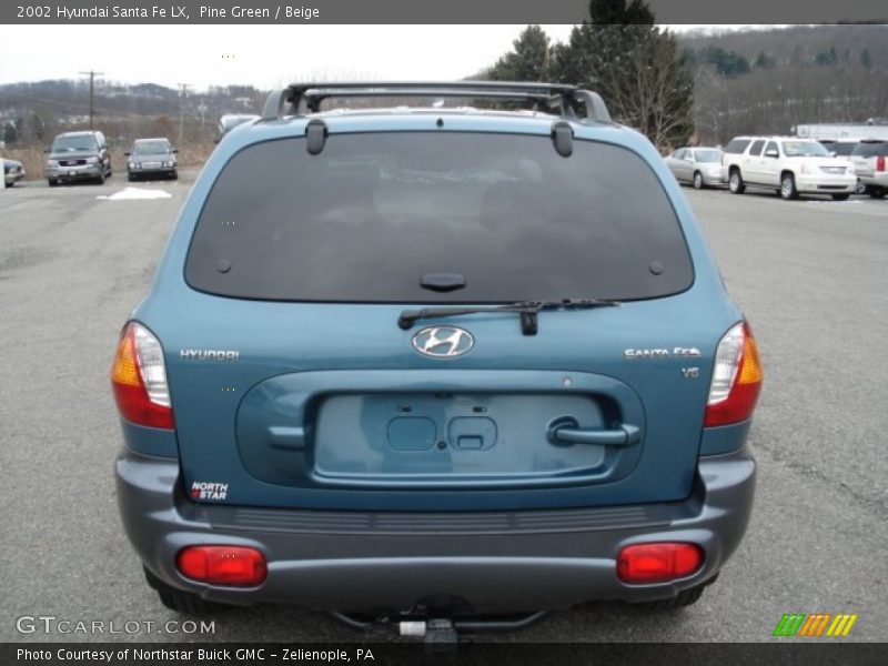 Pine Green / Beige 2002 Hyundai Santa Fe LX
