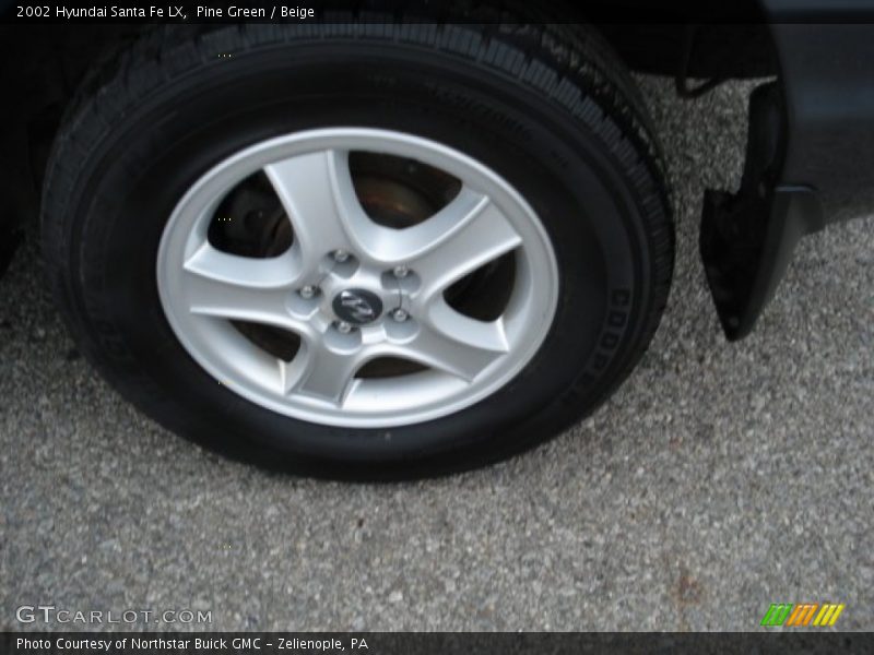 Pine Green / Beige 2002 Hyundai Santa Fe LX