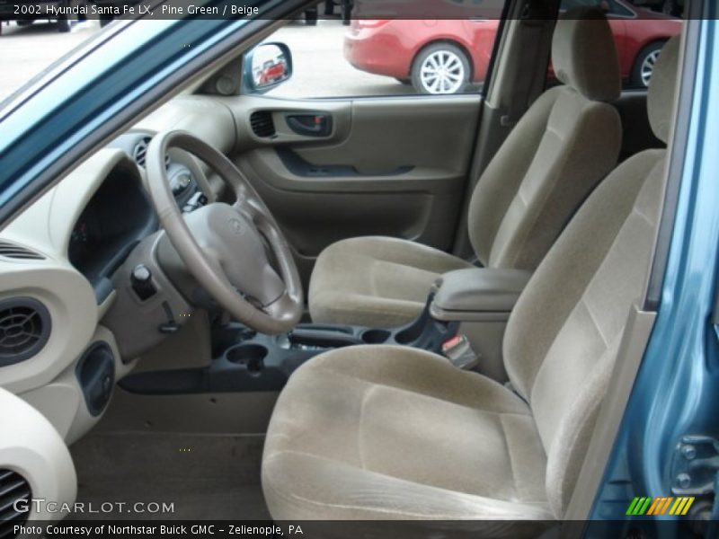  2002 Santa Fe LX Beige Interior