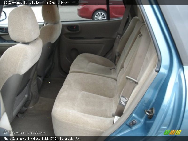 Rear Seat of 2002 Santa Fe LX