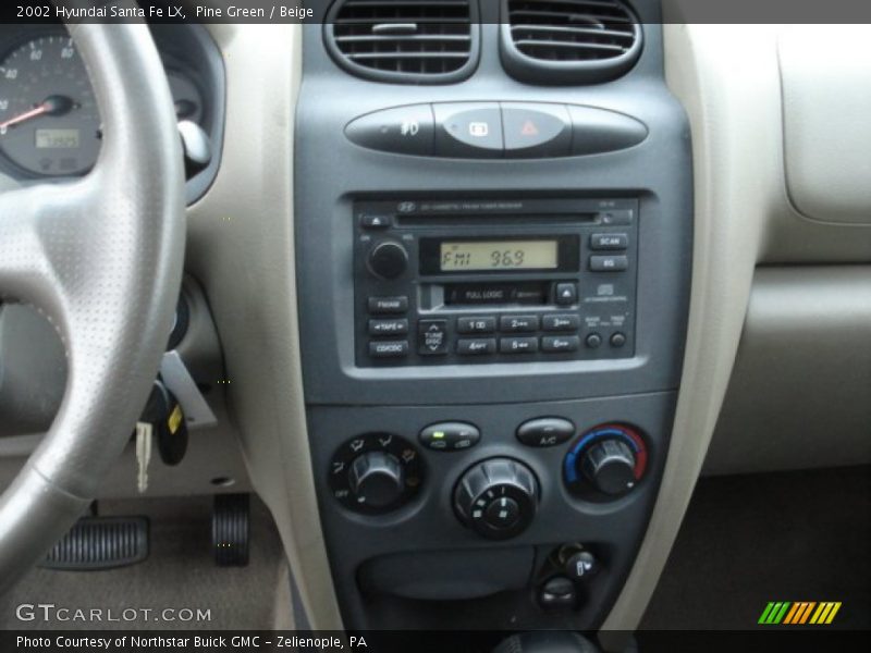 Pine Green / Beige 2002 Hyundai Santa Fe LX