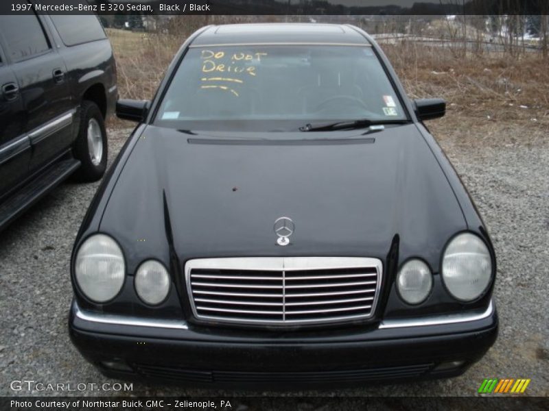 Black / Black 1997 Mercedes-Benz E 320 Sedan