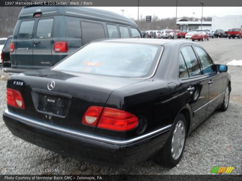 Black / Black 1997 Mercedes-Benz E 320 Sedan