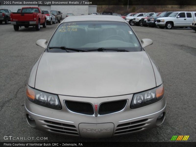Light Bronzemist Metallic / Taupe 2001 Pontiac Bonneville SE