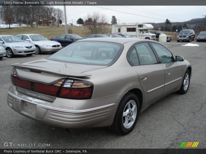 Light Bronzemist Metallic / Taupe 2001 Pontiac Bonneville SE