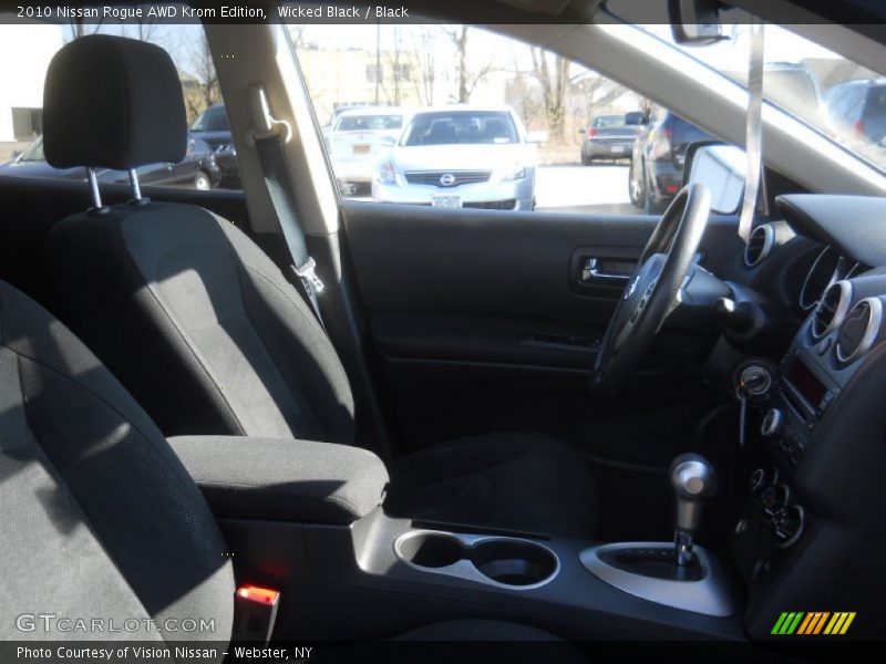 Wicked Black / Black 2010 Nissan Rogue AWD Krom Edition