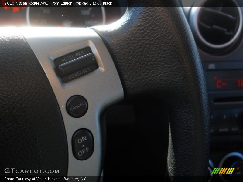 Wicked Black / Black 2010 Nissan Rogue AWD Krom Edition