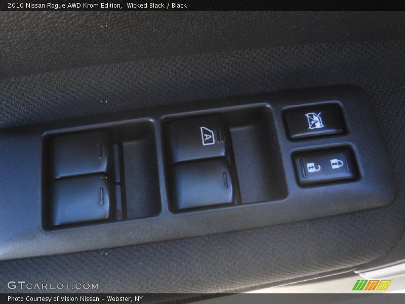 Wicked Black / Black 2010 Nissan Rogue AWD Krom Edition