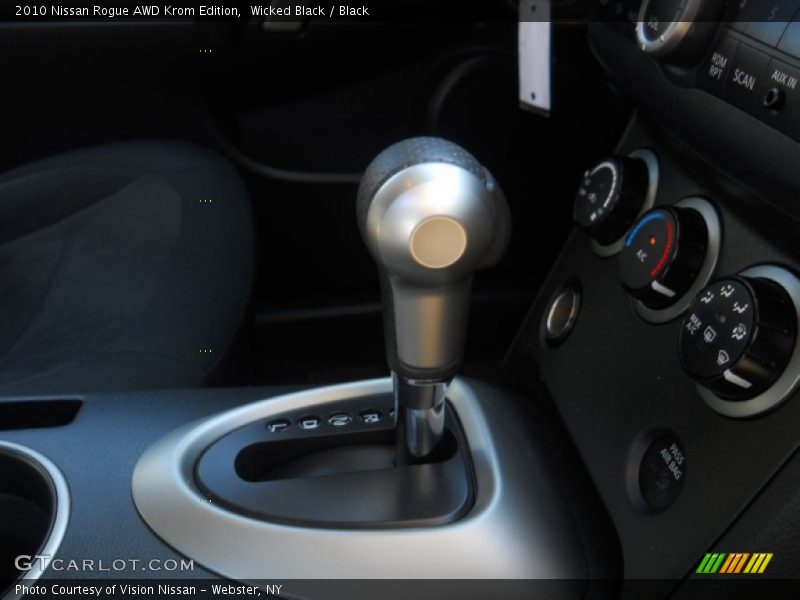 Wicked Black / Black 2010 Nissan Rogue AWD Krom Edition