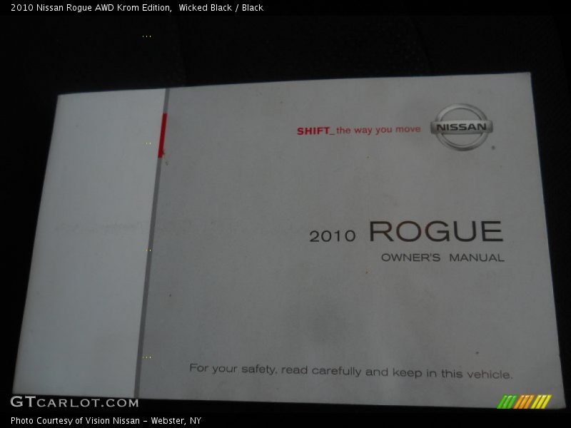Wicked Black / Black 2010 Nissan Rogue AWD Krom Edition