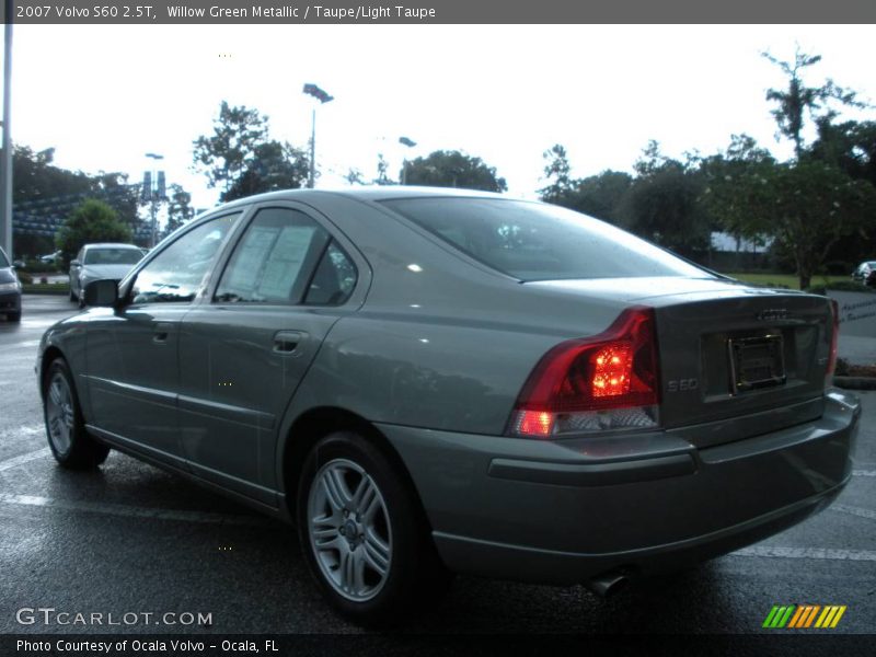 Willow Green Metallic / Taupe/Light Taupe 2007 Volvo S60 2.5T