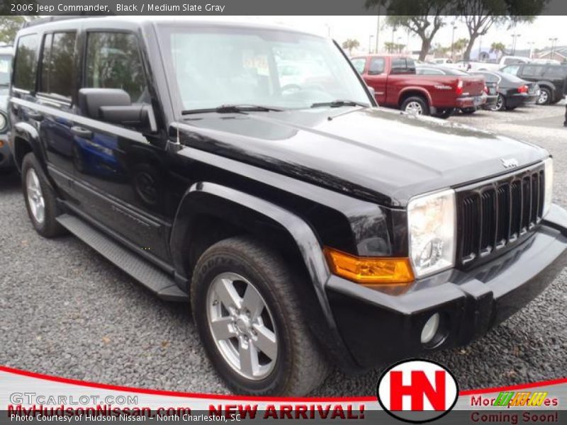 Black / Medium Slate Gray 2006 Jeep Commander