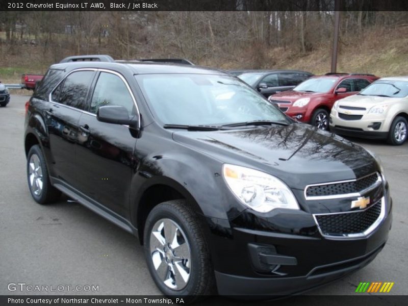 Black / Jet Black 2012 Chevrolet Equinox LT AWD