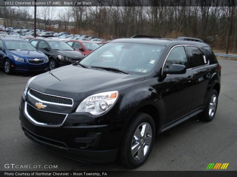 Black / Jet Black 2012 Chevrolet Equinox LT AWD