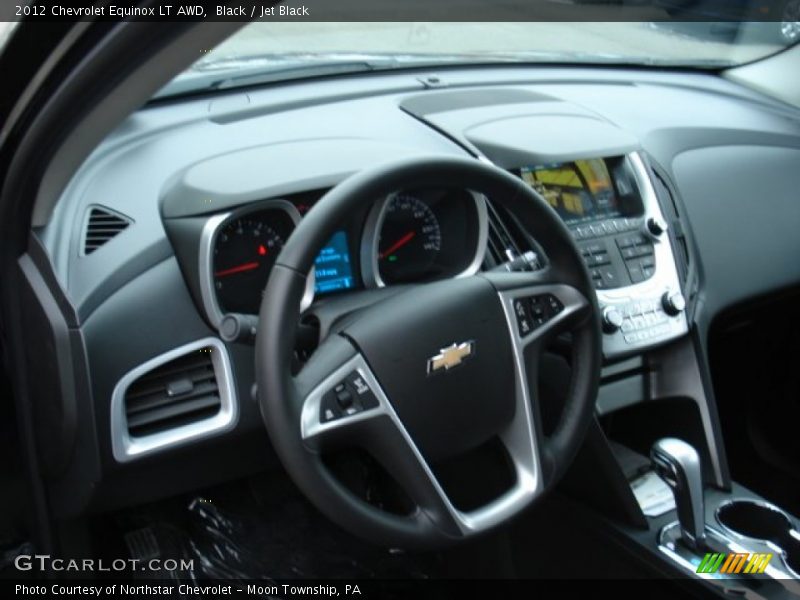 Black / Jet Black 2012 Chevrolet Equinox LT AWD