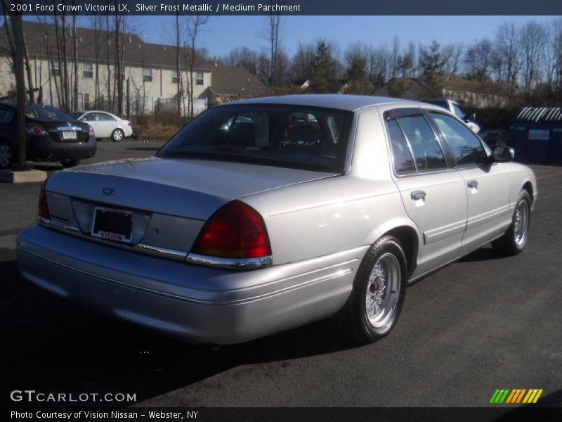 Silver Frost Metallic / Medium Parchment 2001 Ford Crown Victoria LX