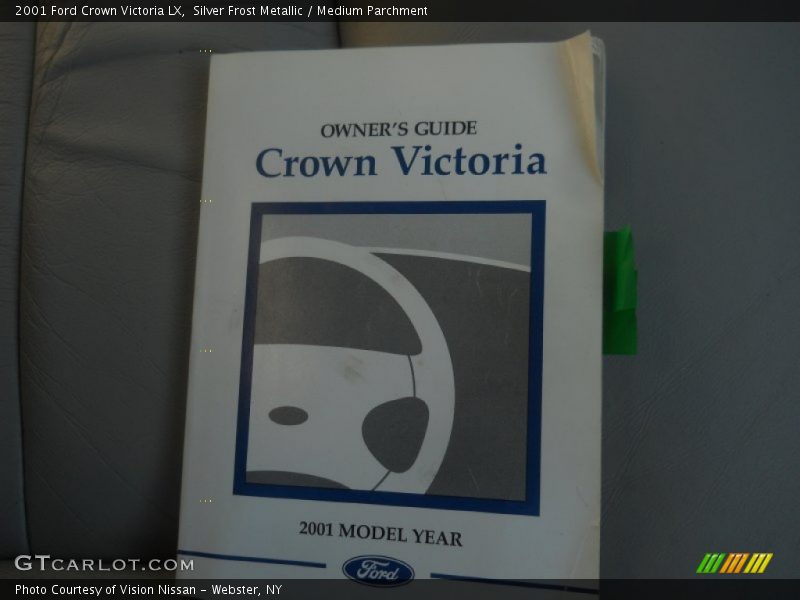 Silver Frost Metallic / Medium Parchment 2001 Ford Crown Victoria LX