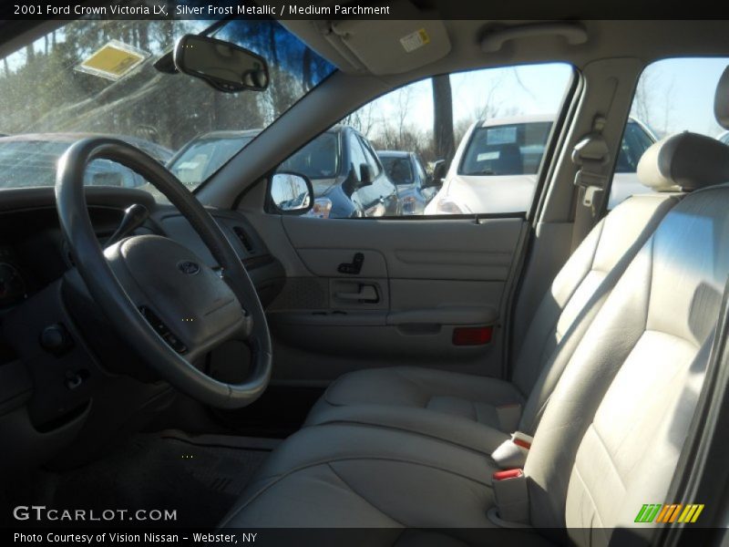 Silver Frost Metallic / Medium Parchment 2001 Ford Crown Victoria LX