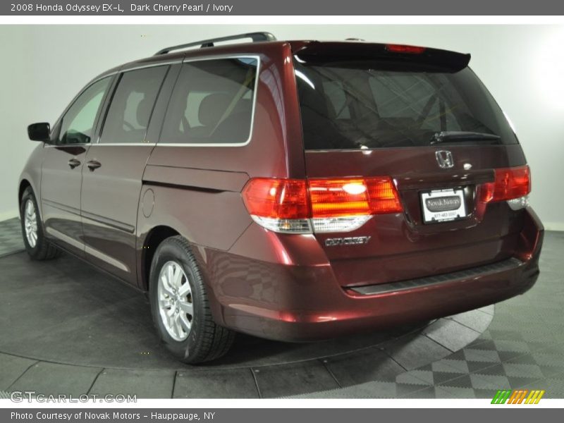Dark Cherry Pearl / Ivory 2008 Honda Odyssey EX-L