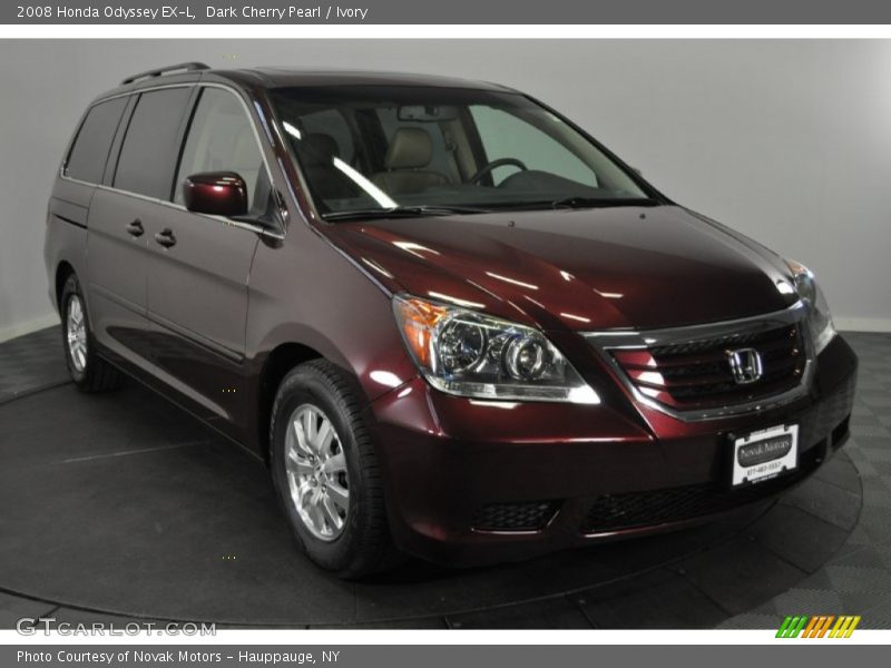 Dark Cherry Pearl / Ivory 2008 Honda Odyssey EX-L