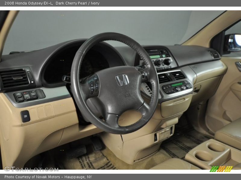 Dark Cherry Pearl / Ivory 2008 Honda Odyssey EX-L