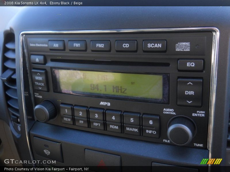 Ebony Black / Beige 2008 Kia Sorento LX 4x4