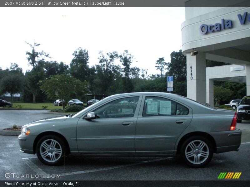 Willow Green Metallic / Taupe/Light Taupe 2007 Volvo S60 2.5T