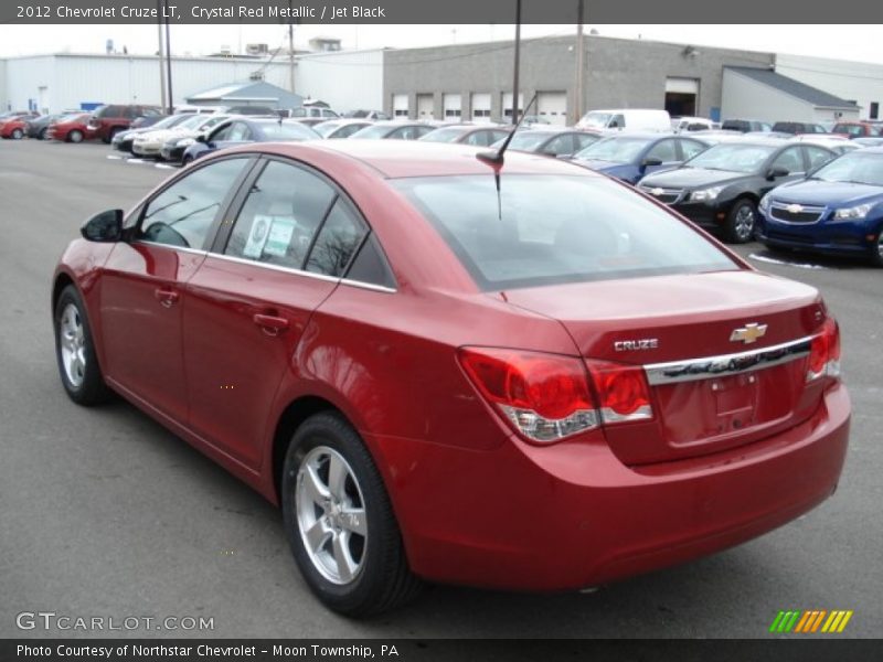Crystal Red Metallic / Jet Black 2012 Chevrolet Cruze LT