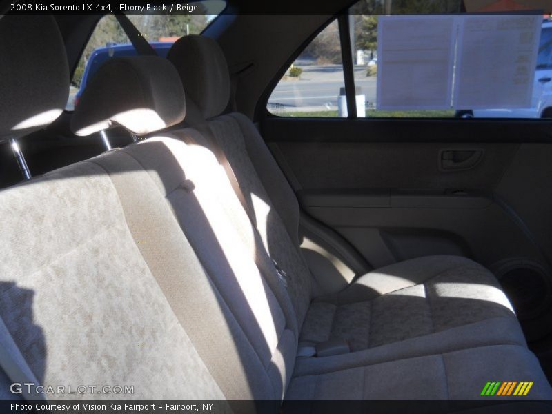 Ebony Black / Beige 2008 Kia Sorento LX 4x4