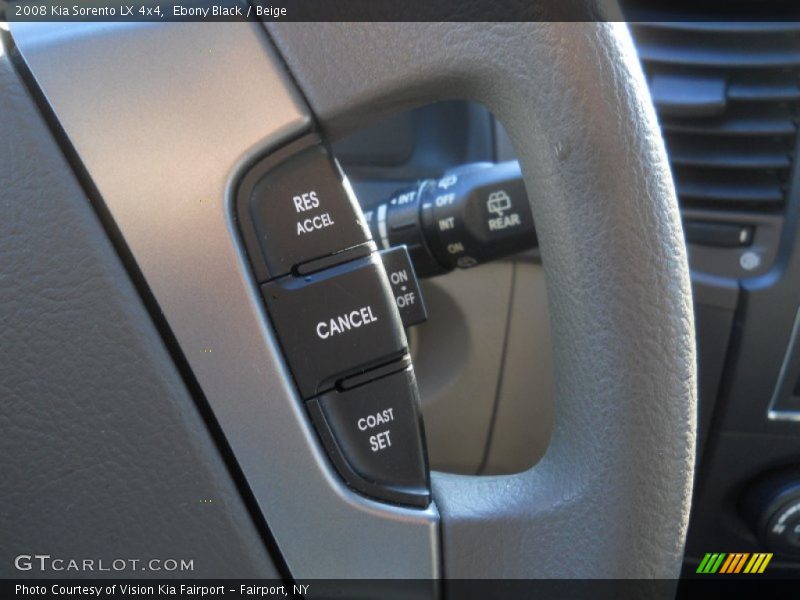 Ebony Black / Beige 2008 Kia Sorento LX 4x4