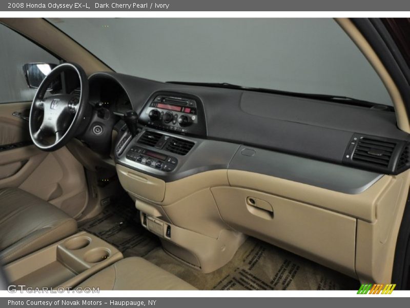 Dark Cherry Pearl / Ivory 2008 Honda Odyssey EX-L