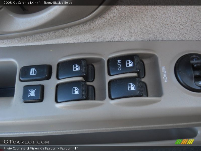 Ebony Black / Beige 2008 Kia Sorento LX 4x4