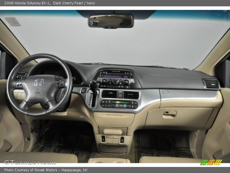 Dark Cherry Pearl / Ivory 2008 Honda Odyssey EX-L