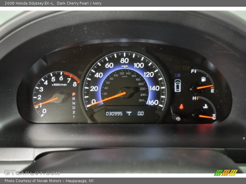 Dark Cherry Pearl / Ivory 2008 Honda Odyssey EX-L