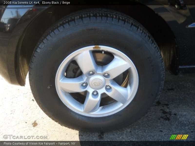 Ebony Black / Beige 2008 Kia Sorento LX 4x4