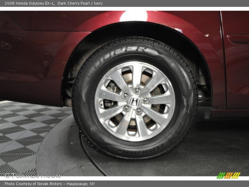 Dark Cherry Pearl / Ivory 2008 Honda Odyssey EX-L