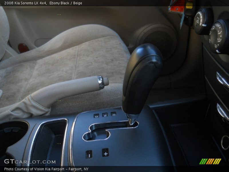 Ebony Black / Beige 2008 Kia Sorento LX 4x4