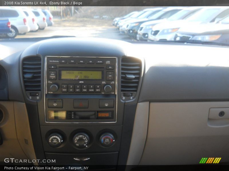 Ebony Black / Beige 2008 Kia Sorento LX 4x4