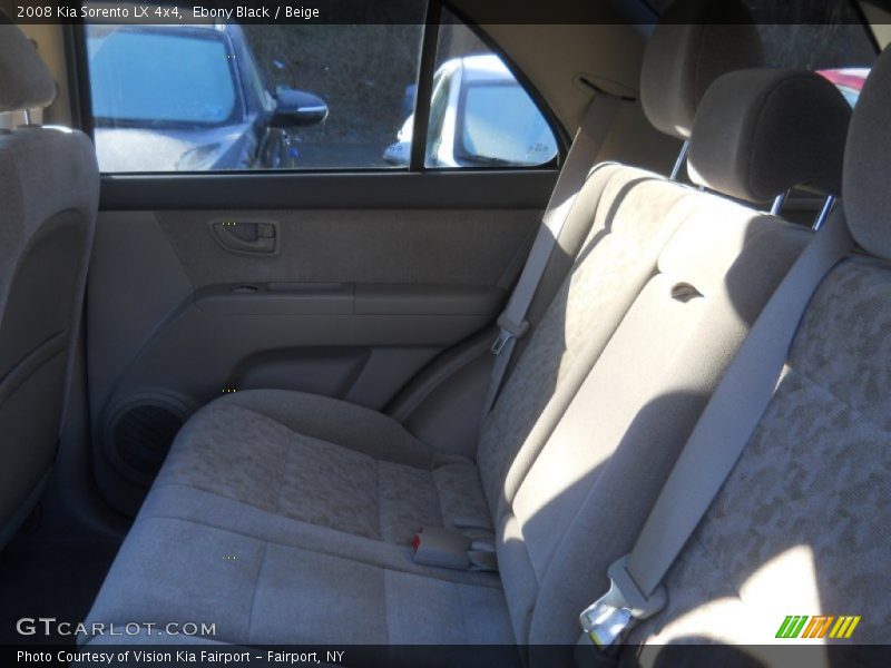 Ebony Black / Beige 2008 Kia Sorento LX 4x4
