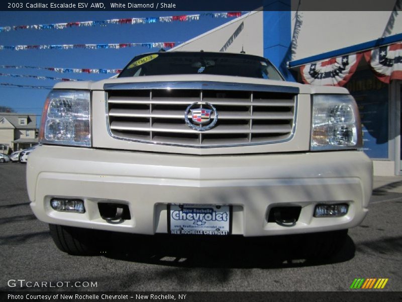 White Diamond / Shale 2003 Cadillac Escalade ESV AWD