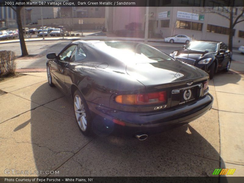 Dark Green Metallic / Sandstorm 2001 Aston Martin DB7 Vantage Coupe